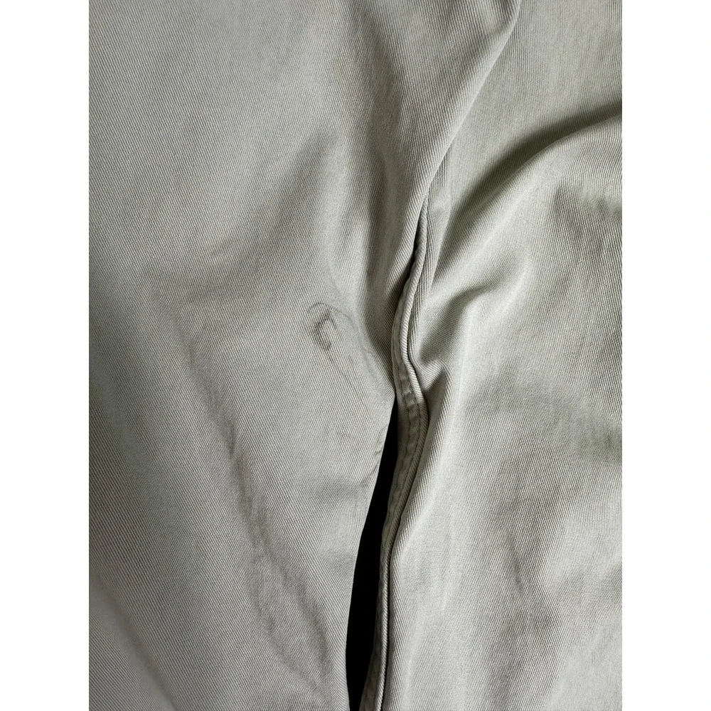 VTG Y2K Levis Wide Leg Loose Cargo Pants 32x33 Tan Distressed Khaki Twill